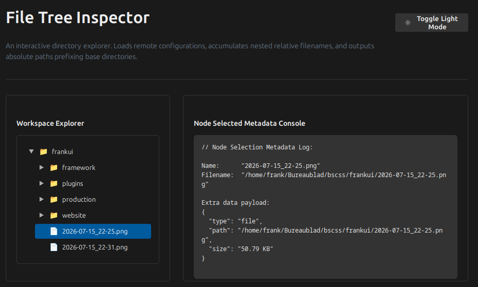 File Tree Preview